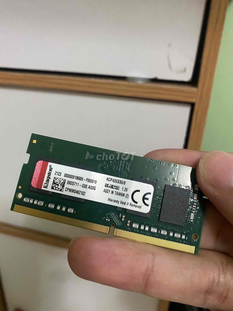 Nâng cấp dư thanh Ram 8G Kingston 3200mhz zin đẹp