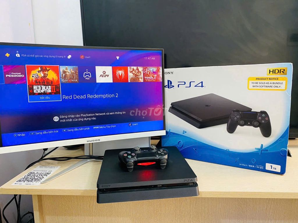 Ps4 Slim 1Tb model 2218B Fullbox đủ hộp với tay