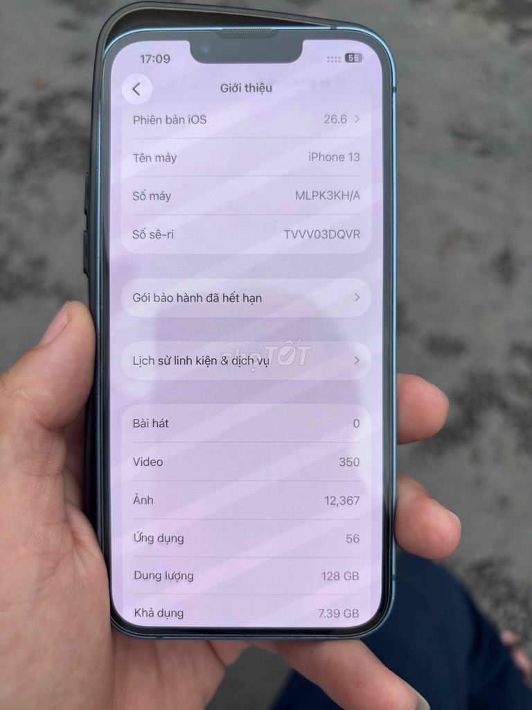 Apple iPhone 13 128GB Xanh. Mua bán Điện thoại tại Thành phố Thủ Đức Tp Hồ Chí Minh được đăng bởi Hội Tây hình 1
