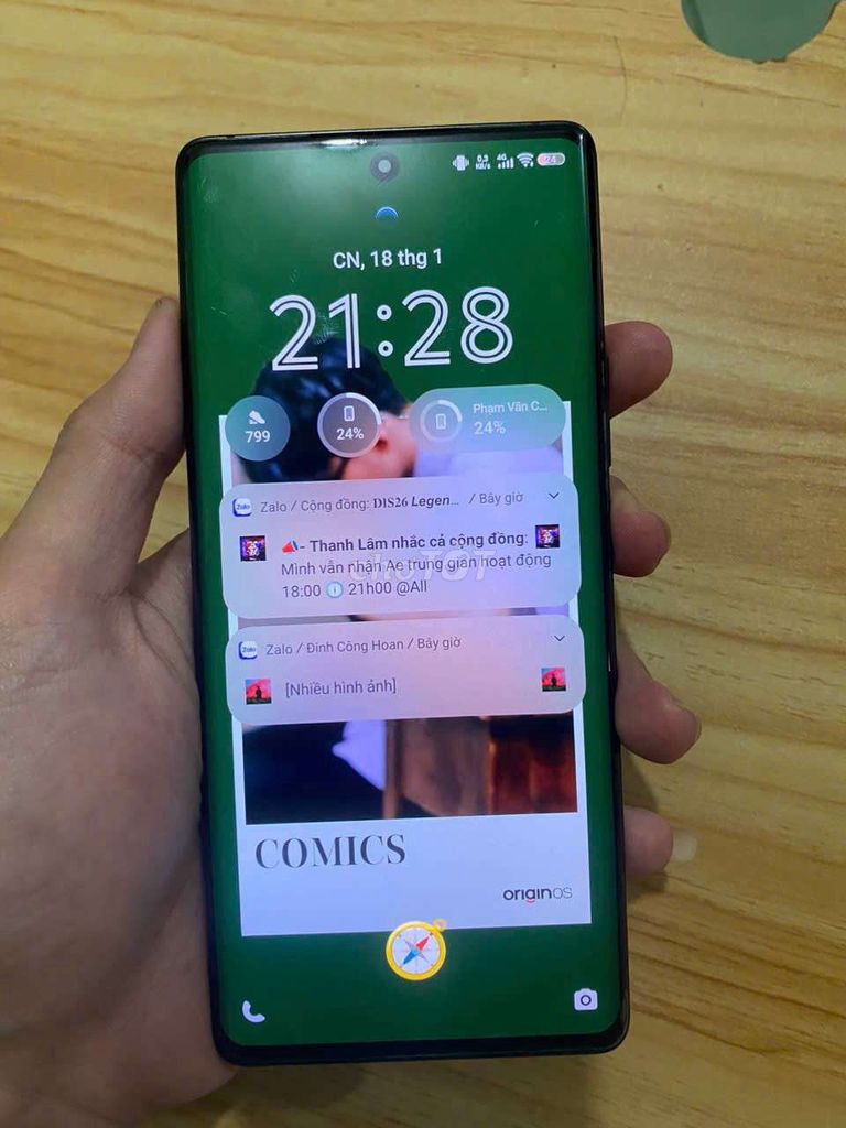 Vivo X80 Đen 8GB/256GB. Mua bán Điện thoại tại Quận Lê Chân Hải Phòng được đăng bởi Cầm Phạm hình 1