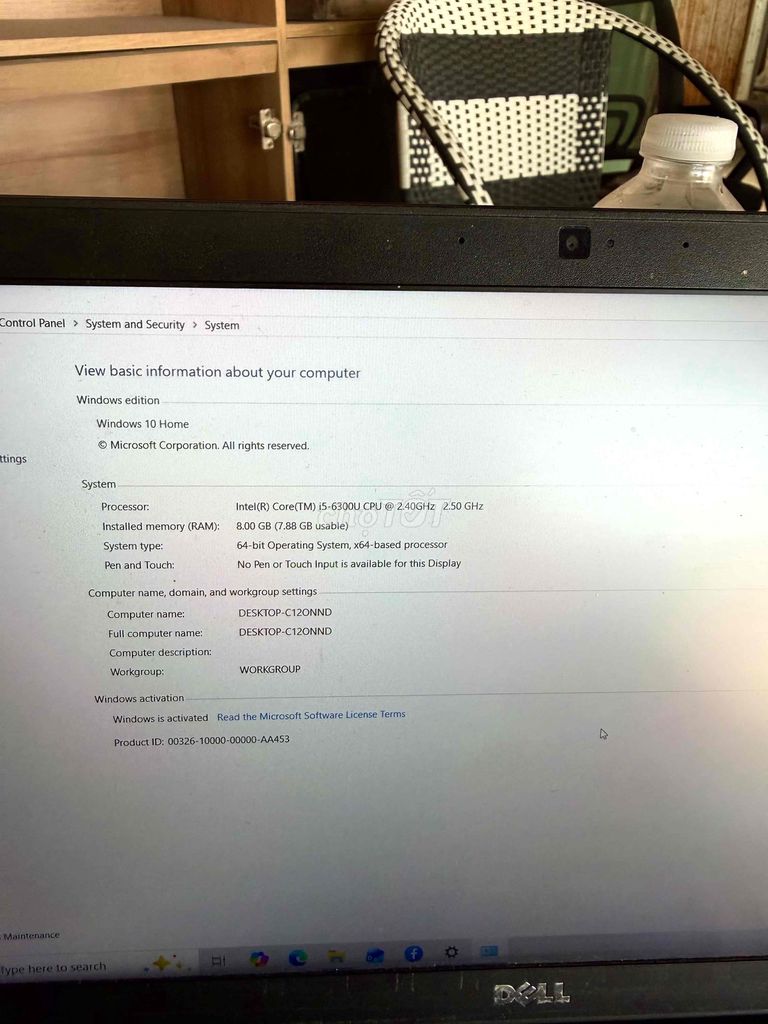 Dell i5-6300U 8GB Đen. Mua bán Laptop tại Huyện Hóc Môn Tp Hồ Chí Minh được đăng bởi Hoàng Vương hình 1