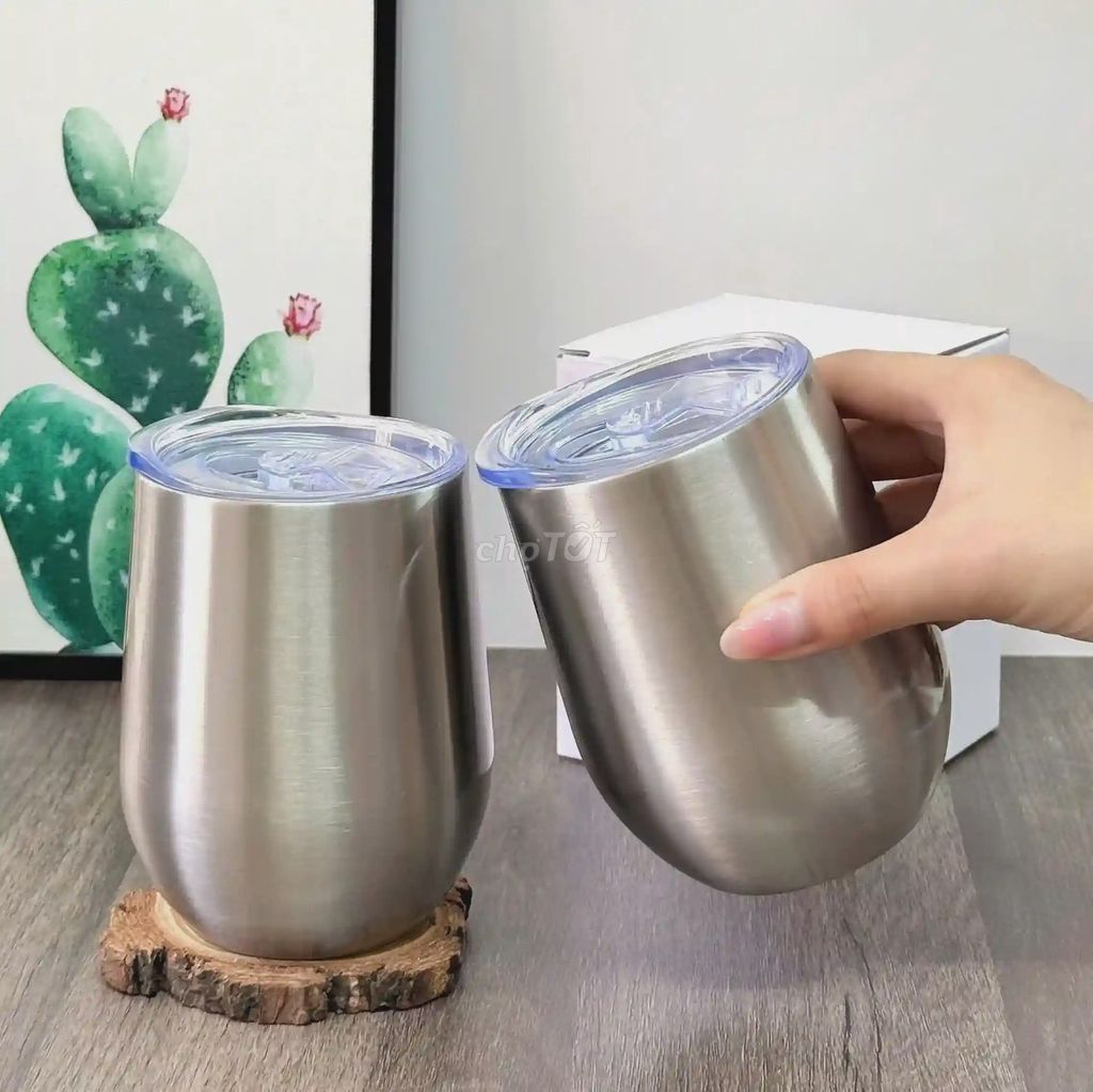 Ly giữ nhiệt dáng bầu Inox 304 2 lớp 360ml. Mua bán Dụng cụ nhà bếp tại Huyện Bình Chánh Tp Hồ Chí Minh được đăng bởi Lian Home SG hình 1