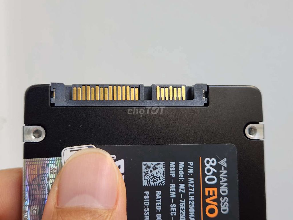Ổ SSD Samsung 860 Evo 250GB. Mua bán Linh kiện (RAM, Card...) tại Quận 10 Tp Hồ Chí Minh được đăng bởi Đức Trí  hình 3