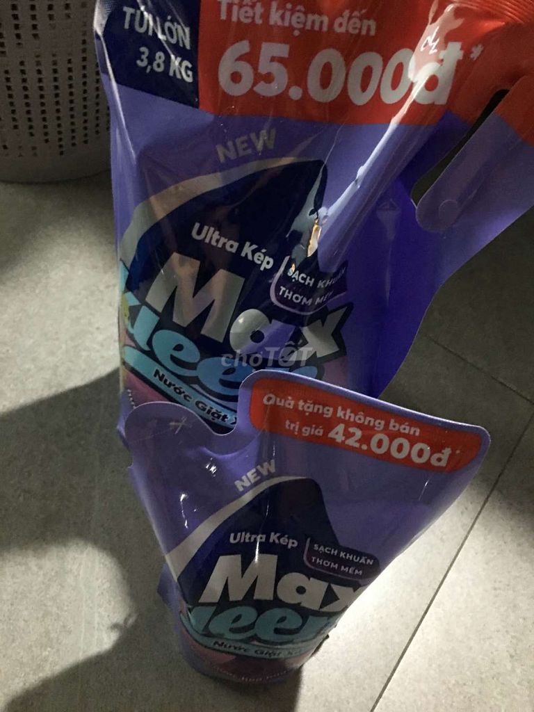 Nước giặt MaxKleen 3.8 kg. Mua bán Nội thất, đồ gia dụng khác tại Quận Bình Thạnh Tp Hồ Chí Minh được đăng bởi Chánh Hữu hình 1