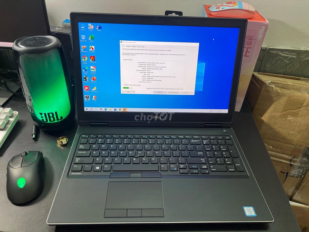 Dell Precision 7530 I7-8850H/Ram 16SSD 256/P2000