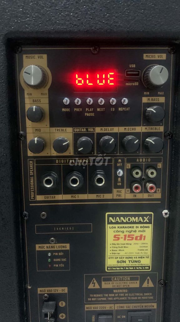 Loa karaoke Nanomax S-15d1 mới. Mua bán Tivi, Âm thanh tại Quận 6 Tp Hồ Chí Minh được đăng bởi Phúc Lê hình 1