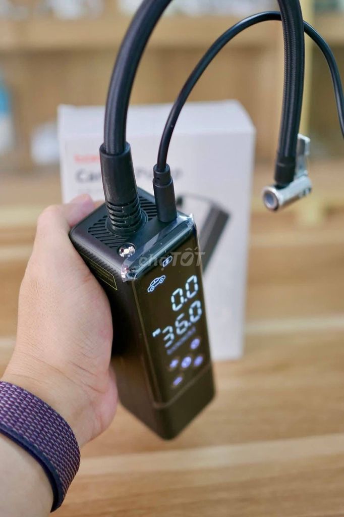 Bơm lốp ô tô thông minh Toocki Car Air Pump A5!. Mua bán Phụ tùng xe tại Thành phố Nha Trang Khánh Hòa được đăng bởi Tien Dung hình 4