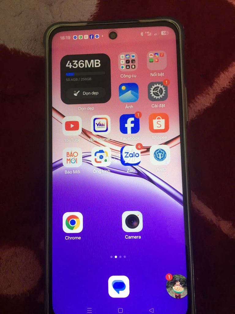 Oppo A5 Pro 5G 256GB Tím hồng. Mua bán Điện thoại tại Quận Long Biên Hà Nội được đăng bởi Tài Đoàn Văn hình 1