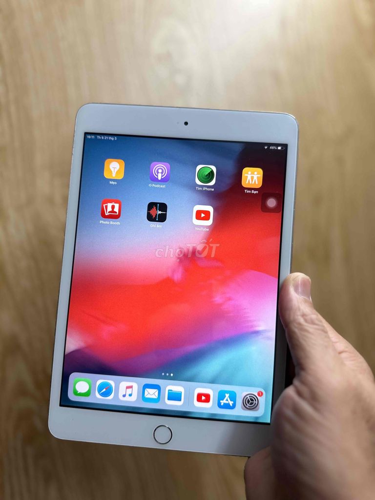 Ipad MiNi 3 Quốc tế 64GB xem youtube Tik Tok mượt.