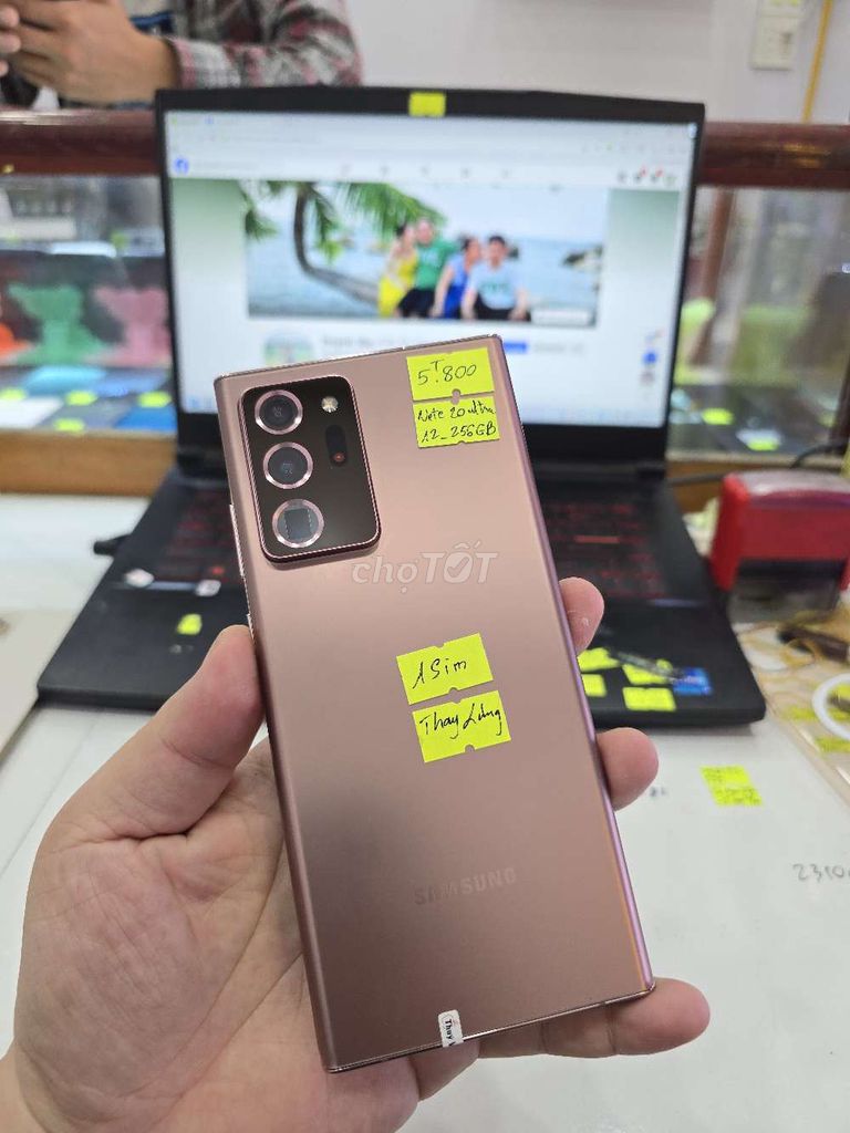 Samsung Note 20 Ultra 256GB - Đã Thay Lưng. Mua bán Điện thoại tại Thành phố Long Xuyên An Giang được đăng bởi Facebook Cầm Đồ Thúy Vân hình 1