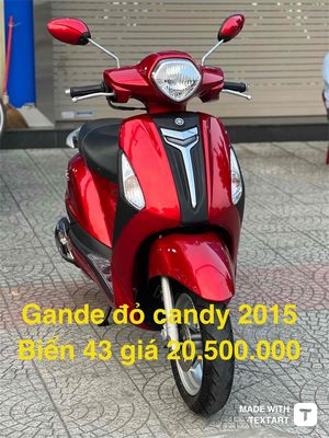 Gande 2015 đỏ candy cực đẹp  Biển 43 1 chủ sử dụng