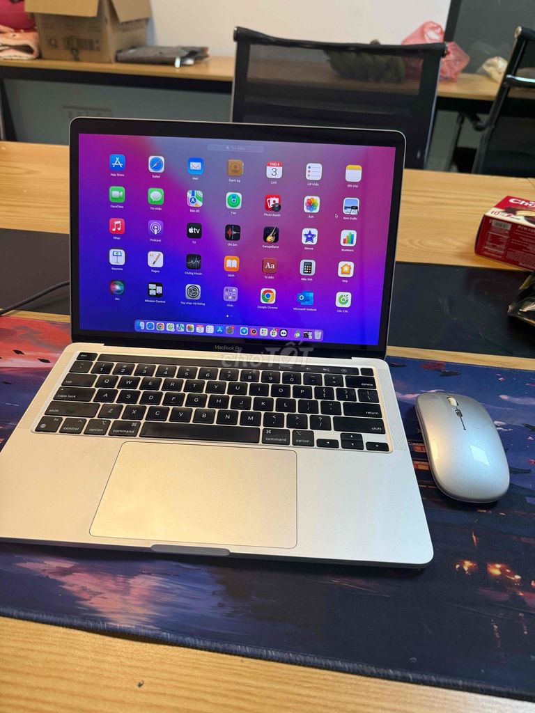 Apple MacBook Pro M1 2020 8GB/256GB Bạc. Mua bán Laptop tại Quận Nam Từ Liêm Hà Nội được đăng bởi Định Nguyễn BĐS hình 1