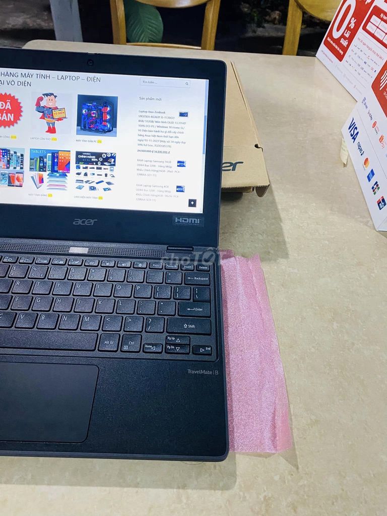 Acer TravelMate TMB311 Celeron-N4020-4G-128G-Win10. Mua bán Laptop tại Quận Ninh Kiều Cần Thơ được đăng bởi Võ Diện hình 3
