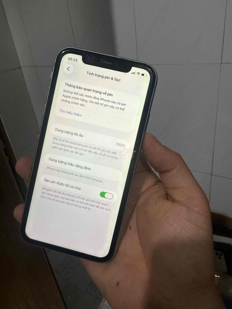 Apple iPhone 11 128GB Xanh lá. Mua bán Điện thoại tại Huyện Châu Thành Tiền Giang được đăng bởi Mua bán dt  hình 1