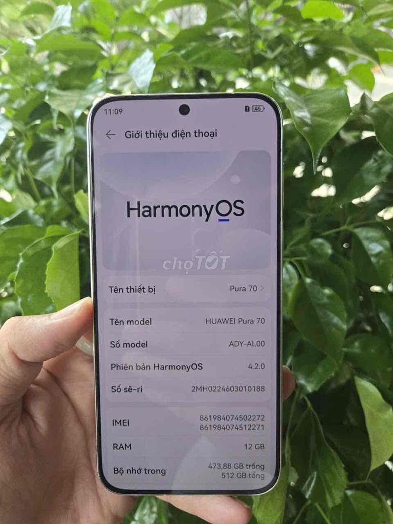 Huawei Pura 70 512GB Bạc. Mua bán Điện thoại tại Quận 8 Tp Hồ Chí Minh được đăng bởi thụy ngô hình 1
