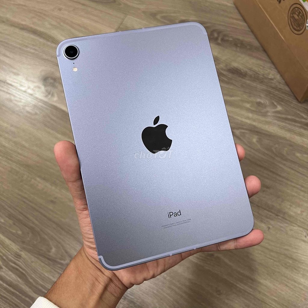 iPad Mini 6 256G 5G Purple 99.99% - Oder Mỹ