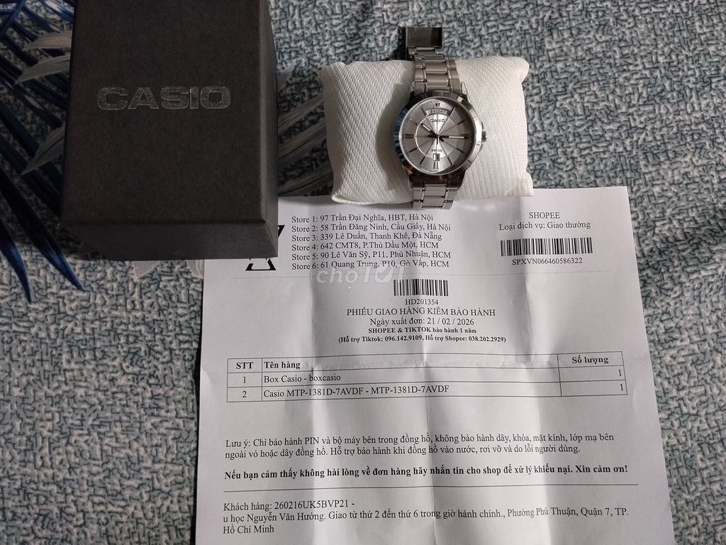 Casio MTP-1381D Nam Bạc Thép. Mua bán Đồng hồ tại Quận 1 Tp Hồ Chí Minh được đăng bởi Nguyễn thanh liêm hình 1