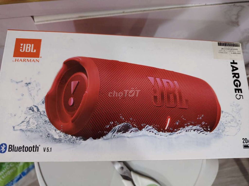Loa Bluetooth JBL Charge 5 Đỏ. Mua bán Tivi, Âm thanh tại Quận Bình Thạnh Tp Hồ Chí Minh được đăng bởi Hoàng Thiệu Anh hình 1