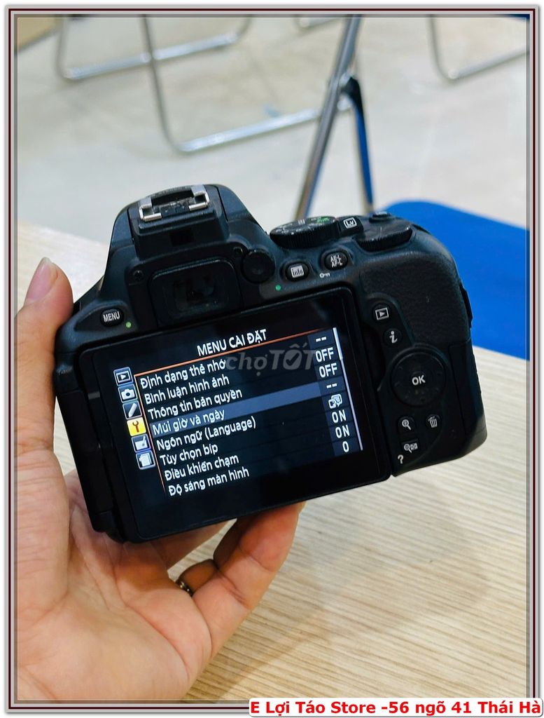 E pass MÁY ẢNH NIKON D5600 + 18-55 Likenew. Mua bán Máy ảnh, Máy quay tại Quận Đống Đa Hà Nội được đăng bởi Nguyễn Tiến Lợi hình 1