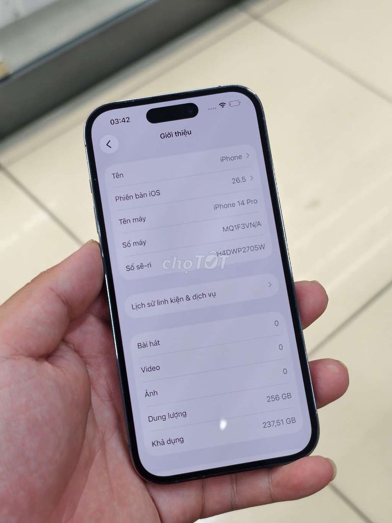 iPhone 14 Pro 256GB VN/A Đã dùng. Mua bán Điện thoại tại Quận Bắc Từ Liêm Hà Nội được đăng bởi Lê Minh hình 1