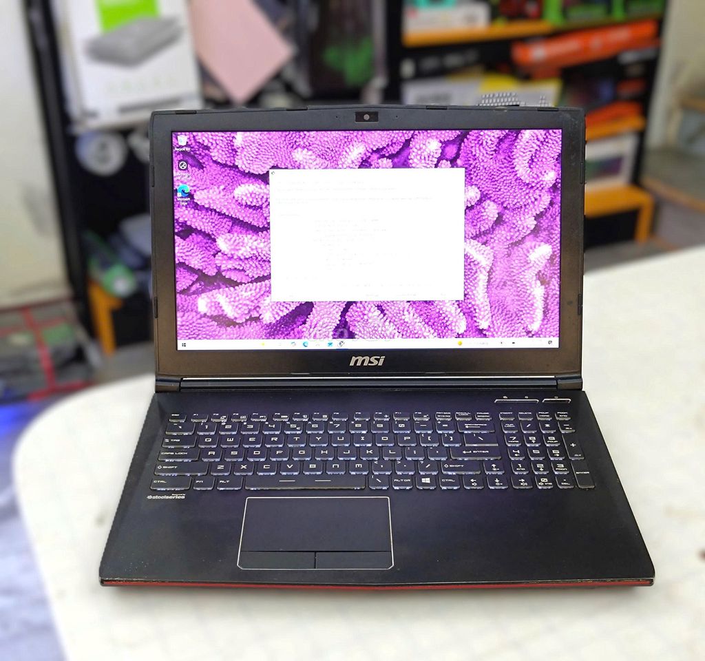 MSI GP62MVR i7-6700HQ/8G/SSD 512+1T HDD/GTX 965M. Mua bán Laptop tại Quận Hải Châu Đà Nẵng được đăng bởi TTCenter 484 NÚI THÀNH hình 1