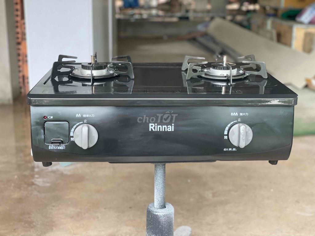 Bếp ga Rinnai mặt men Đen. Mua bán Bếp, lò, đồ điện nhà bếp tại Thị xã Tân Châu An Giang được đăng bởi Duy Anh Phạm Huỳnh hình 1