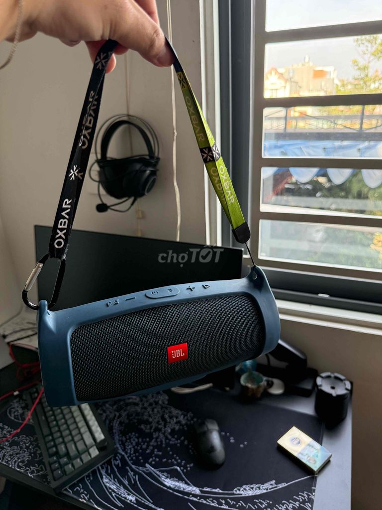 Loa Bluetooth JBL Charge 4 Xanh Đã sử dụng. Mua bán Tivi, Âm thanh tại Thành phố Dĩ An Bình Dương được đăng bởi Chipz Mix hình 1