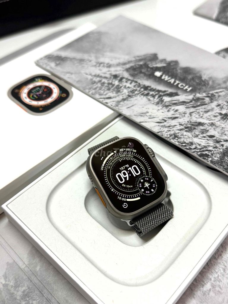 Apple Watch Ultra 1 Titan Trắng Esim Fullbox zin. Mua bán Thiết bị đeo thông minh tại Quận Thanh Xuân Hà Nội được đăng bởi TN Watch Apple Watch Chất hình 1
