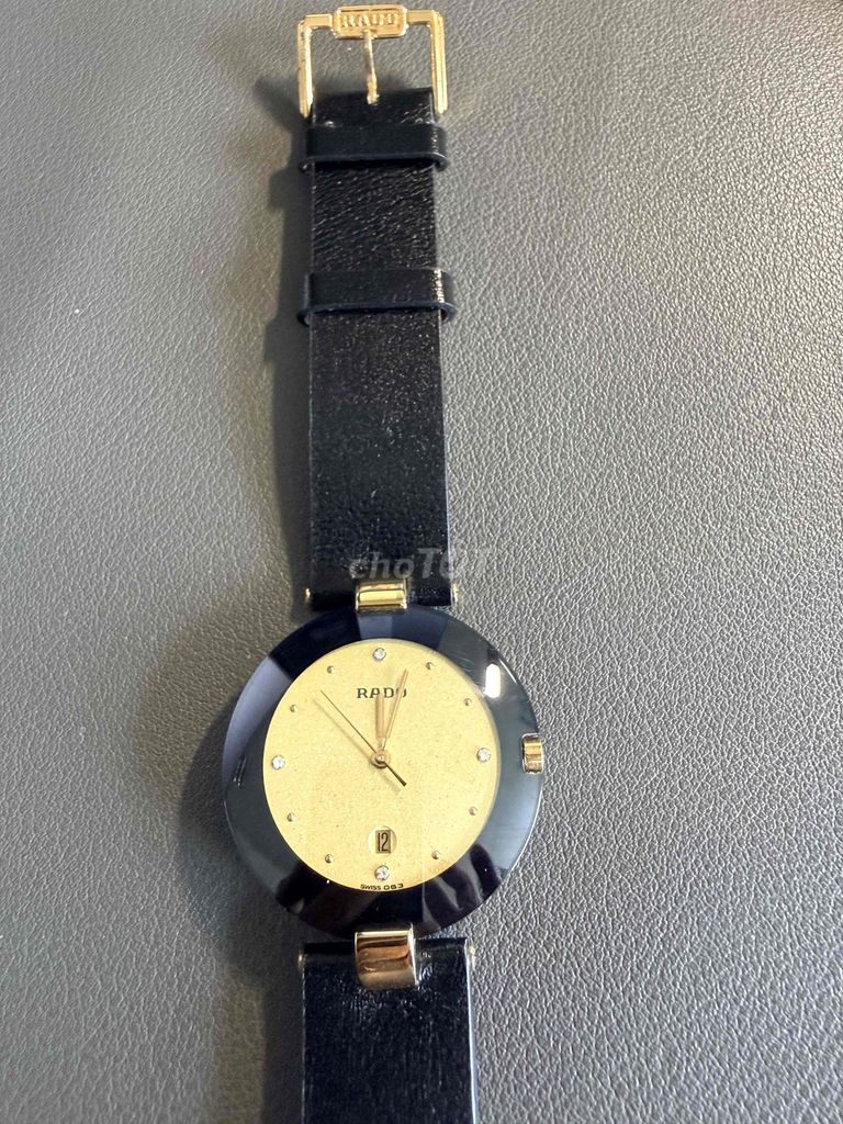 Đồng hồ Rado Dây da Đen 33mm. Mua bán Đồng hồ tại Quận Hải An Hải Phòng được đăng bởi Minh Nam hình 1