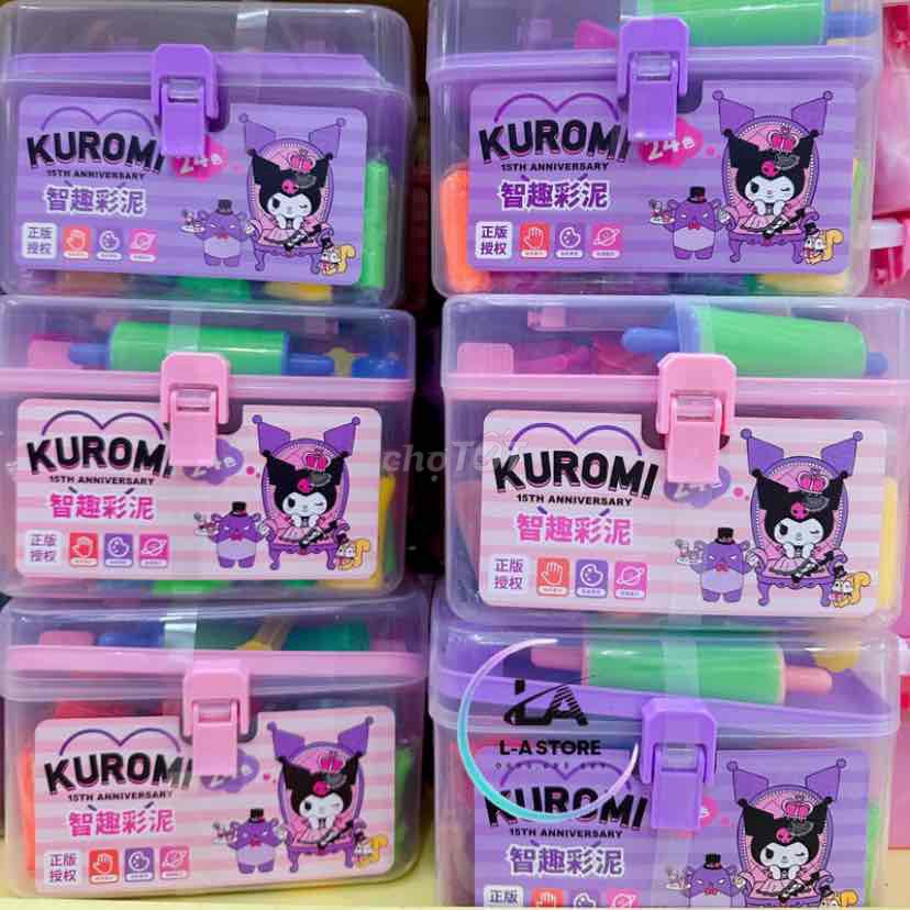 ✅Hộp Đất Sét Nặn KUROMI 24 Màu Kèm KHUÔN