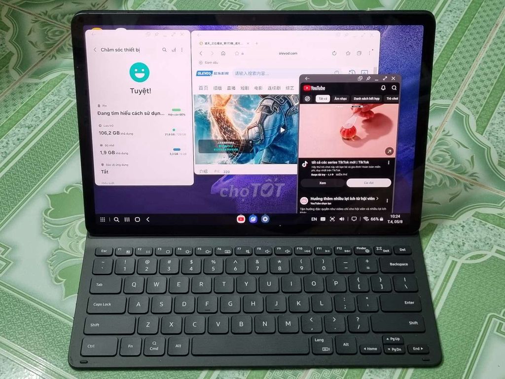Samsung Galaxy Tab S7 FE 6GB/128GB Đen. Mua bán Máy tính bảng tại Quận 11 Tp Hồ Chí Minh được đăng bởi pin hình 1