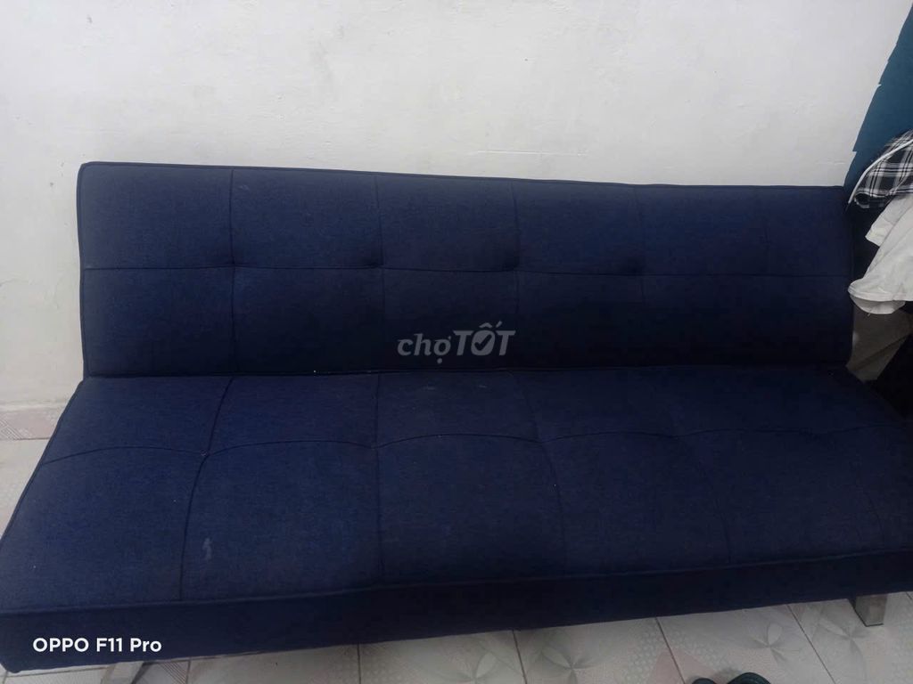 Ghế sofa giường Xanh đậm Vải. Mua bán Giường, chăn ga gối nệm tại Quận Hoàng Mai Hà Nội được đăng bởi lisa nguyễn hình 1
