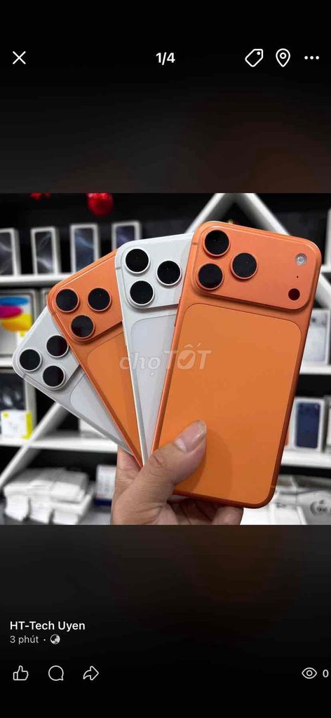 Apple iPhone 17 Pro Max 256GB Cam, Bạc Đã qua sử d. Mua bán Điện thoại tại Thành phố Biên Hòa Đồng Nai được đăng bởi Uyên Phạm hình 1