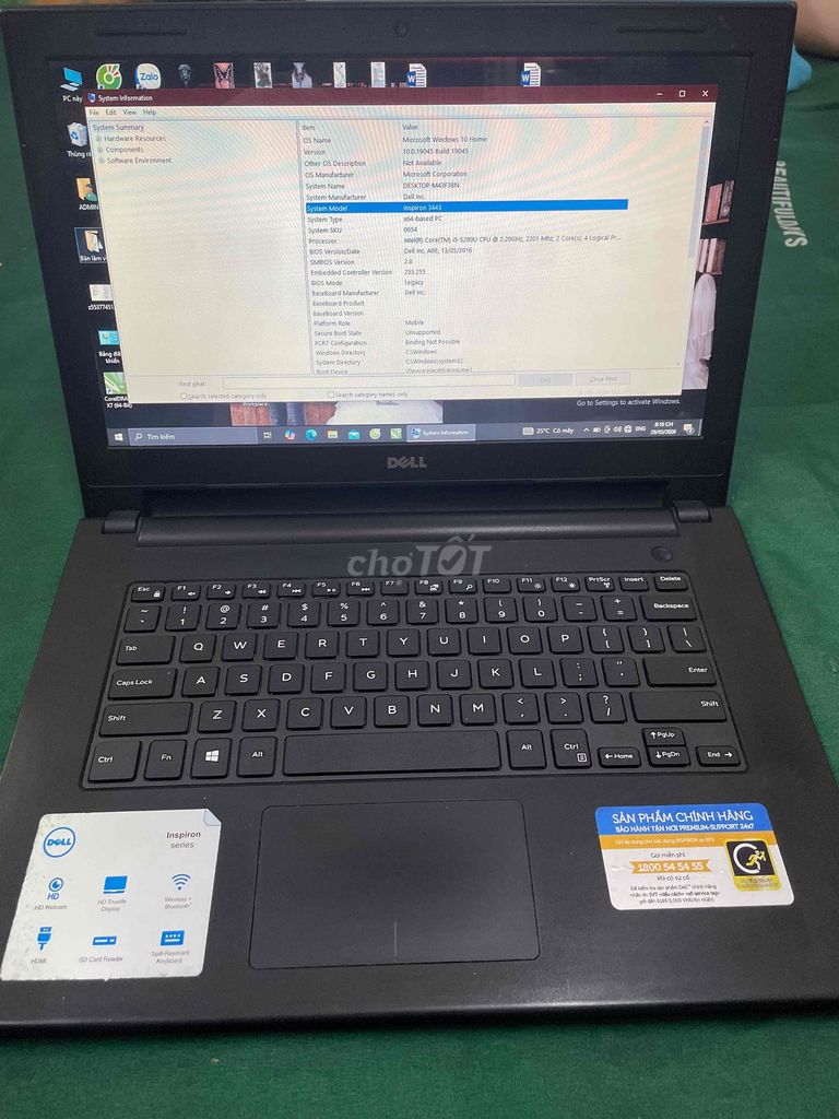 Dell Inspiron 3443 i5-5200U Đen. Mua bán Laptop tại Quận Đống Đa Hà Nội được đăng bởi Hồng hình 1