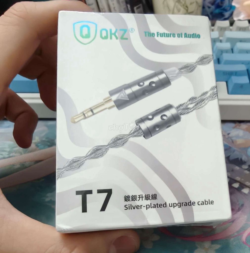 Dây tai nghe QKZ T7 Mạ bạc. Mua bán Tivi, Âm thanh tại Quận Bắc Từ Liêm Hà Nội được đăng bởi Nhật Đoàn hình 1