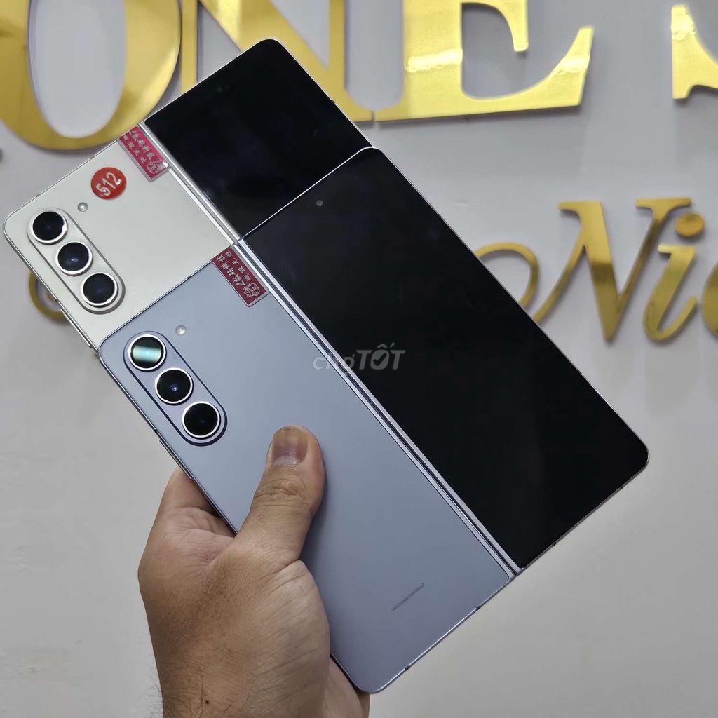 Samsung Z Fold 5 5G zin đẹp 2 sim 256 &512gb góp0đ. Mua bán Điện thoại tại Quận Thanh Khê Đà Nẵng được đăng bởi Cửa hàng Zinphones  hình 1