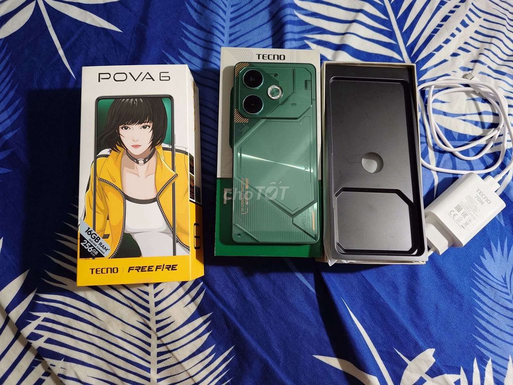 Tecno Pova 6 256GB Xanh lá. Mua bán Điện thoại tại Huyện Chương Mỹ Hà Nội được đăng bởi Sơn hình 1