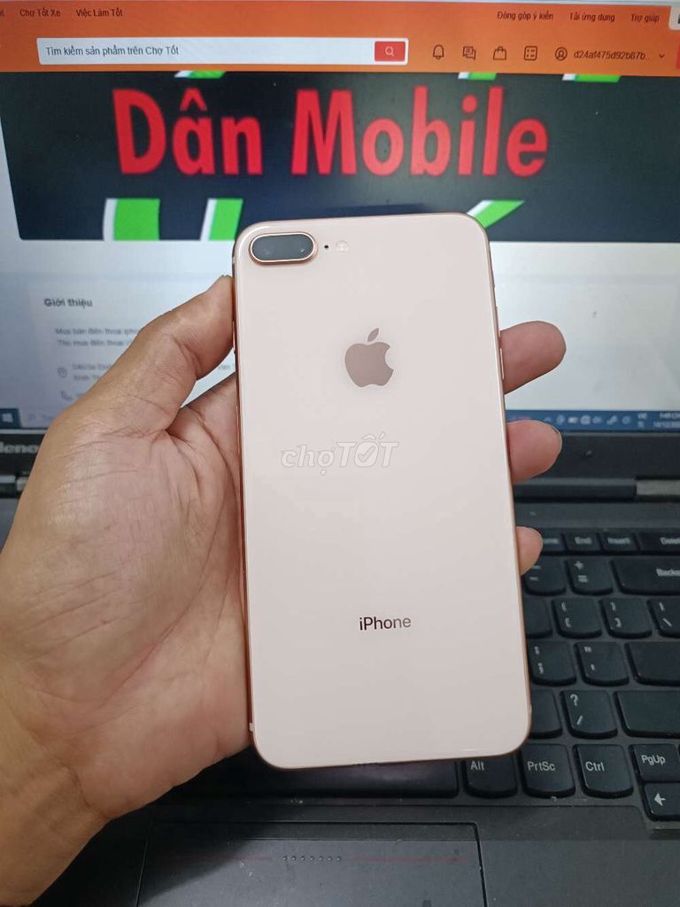 IPHONE 8 PLUS 64GB MÁY QUỐC TẾ PIN 100 FULL CN