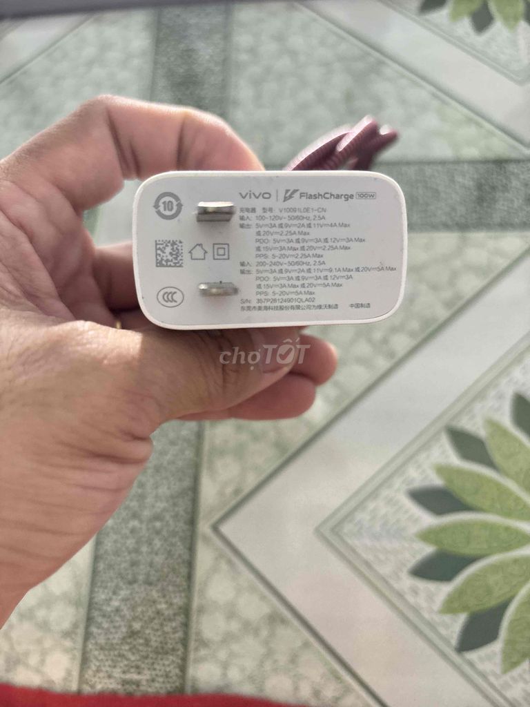Bộ củ cáp sạc Vivo 100W chính hãng. Mua bán Phụ kiện (Màn hình, Chuột...) tại Huyện Bình Chánh Tp Hồ Chí Minh được đăng bởi thắng hình 1