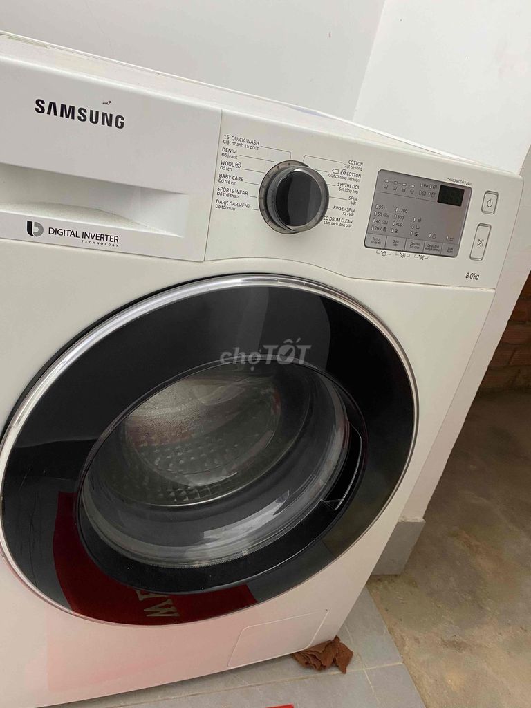 Máy giặt Samsung 8.0kg Digital Inverter Trắng. Mua bán Máy giặt tại Quận 12 Tp Hồ Chí Minh được đăng bởi Phan Thanh hình 1