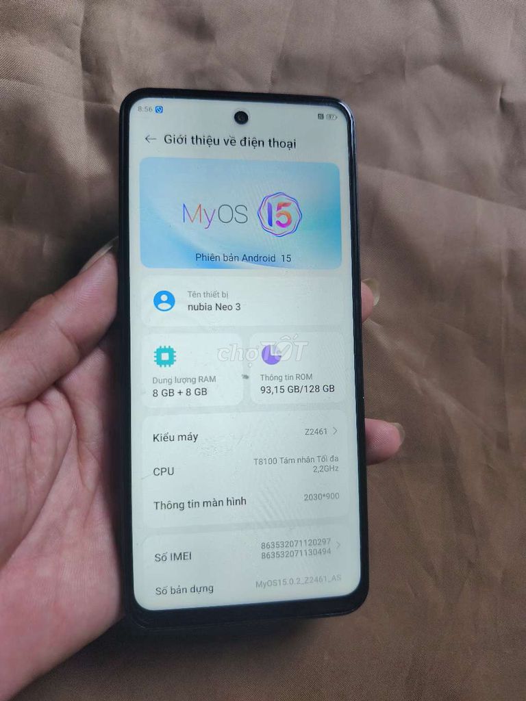 Nubia Neo 3 8GB/128GB Đen. Mua bán Điện thoại tại Quận 12 Tp Hồ Chí Minh được đăng bởi nnh hình 1