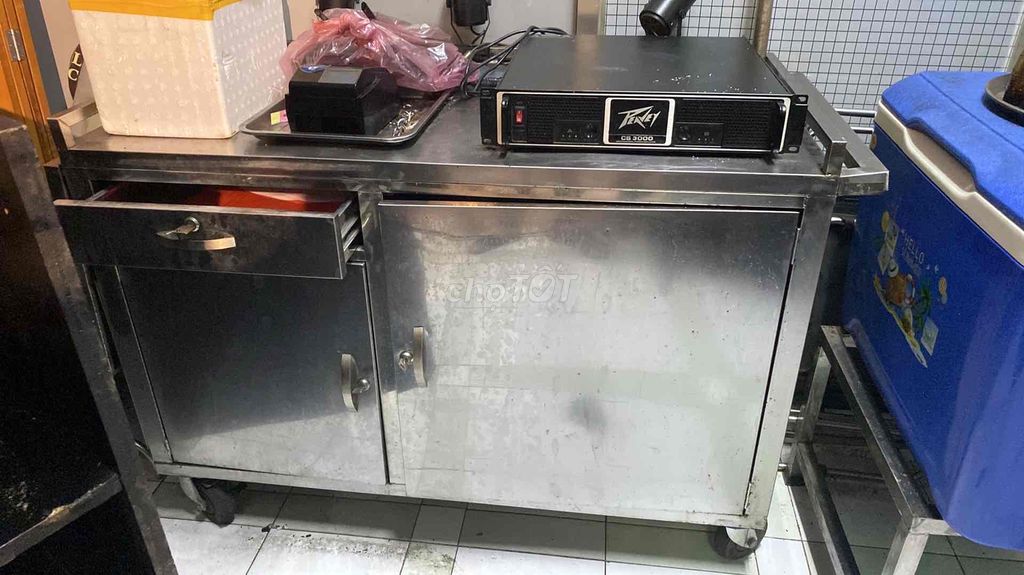 Xe Bán Hàng Inox 304