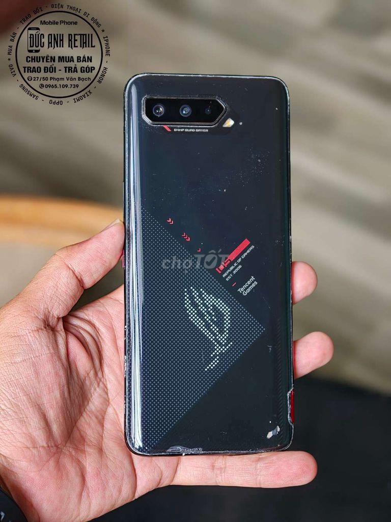 Rog Phone 5S - 128gb Q.Tế. Mua bán Điện thoại tại Thành phố Buôn Ma Thuột Đắk Lắk được đăng bởi Đức Anh Retail hình 1