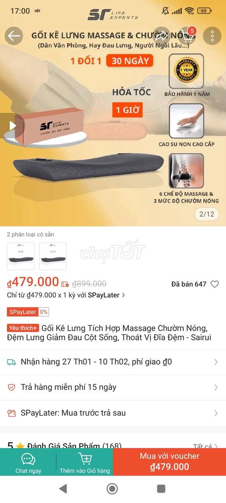 Ghế dựa xám + gối lưng