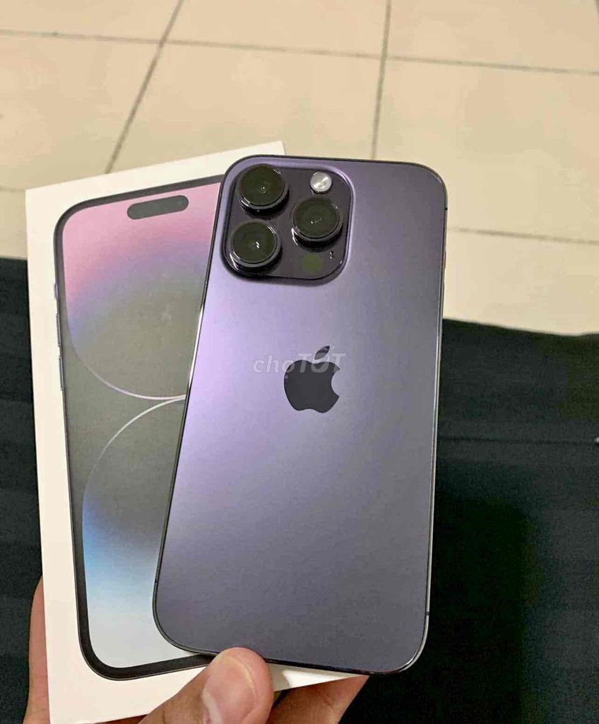 iPhone 14 Pro 128GB Tím FULLBOX 99% BH APPLE 2024. Mua bán Điện thoại tại Quận 10 Tp Hồ Chí Minh được đăng bởi iStockHCM hình 1