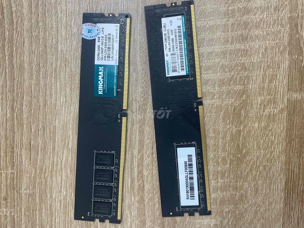 2 thanh RAM PC DDR4