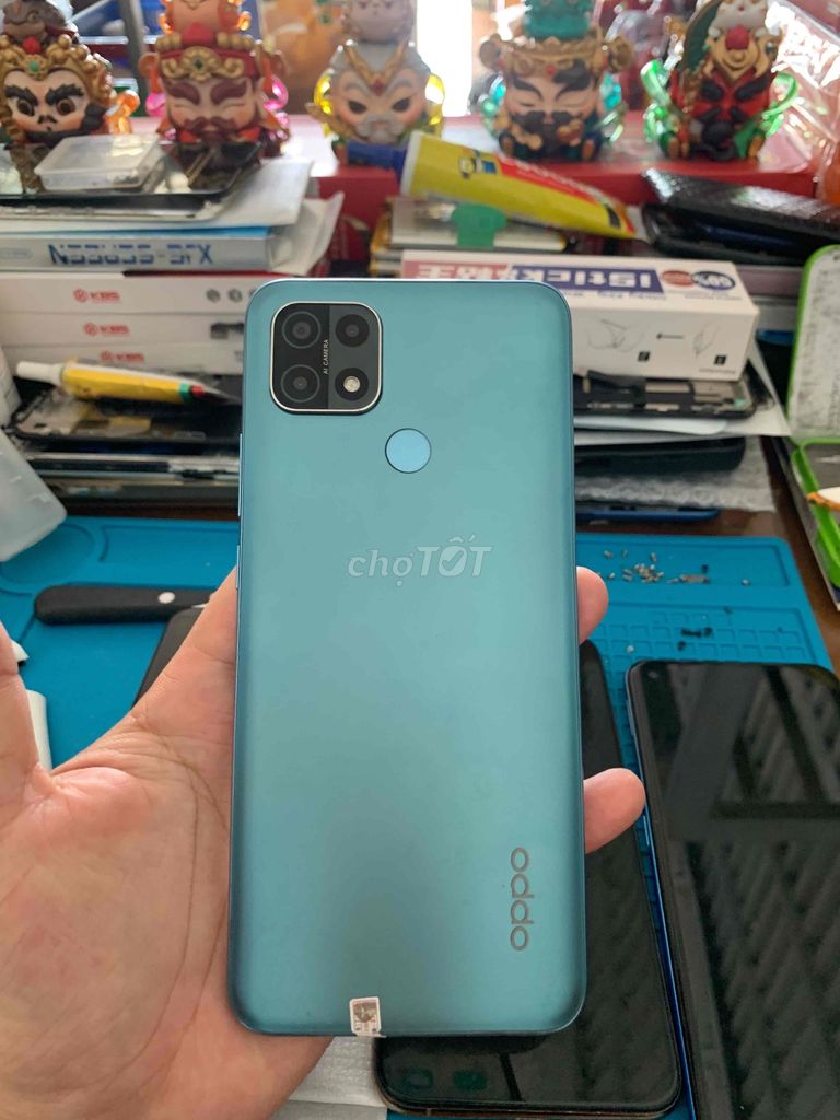 Oppo A15s 64GB Xanh. Mua bán Điện thoại tại Huyện Trần Đề Sóc Trăng được đăng bởi Hieu Huynh hình 1