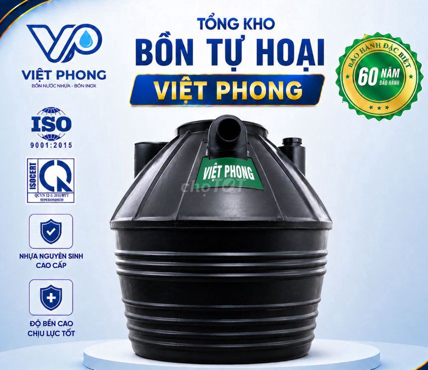 bể phốt - bể tự hoại - tiết kiệm, rẻ rẻ. Mua bán Thiết bị vệ sinh, nhà tắm tại Quận Cẩm Lệ Đà Nẵng được đăng bởi Kho Sĩ Đức Nhân hình 1
