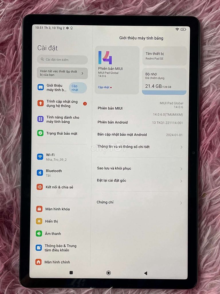 Xiaomi Redmi Pad SE 11 inch 6GB/128GB. Mua bán Máy tính bảng tại Thành phố Cà Mau Cà Mau được đăng bởi Chí Công hình 1