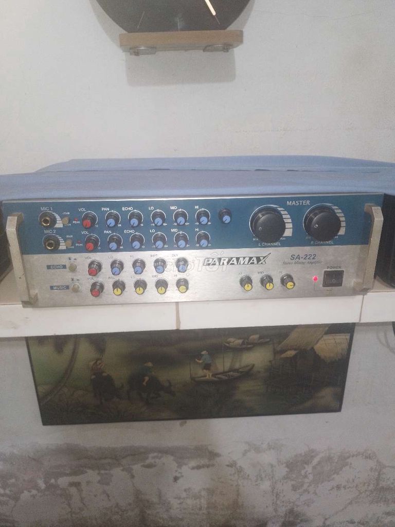 Amply Paramax SA-222 Xám Xanh Hát Karaoke. Mua bán Tivi, Âm thanh tại Quận Ô Môn Cần Thơ được đăng bởi Tuấn  hình 1